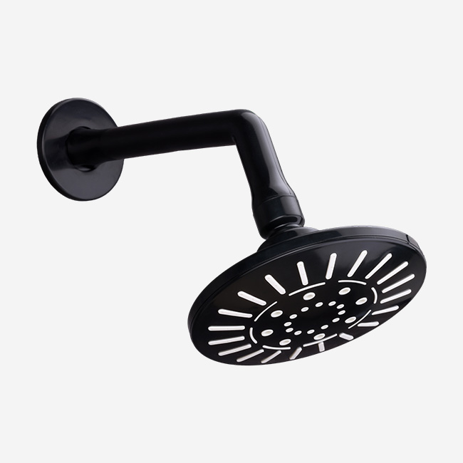 Probath Shower Oro Black 5 Inch Flat